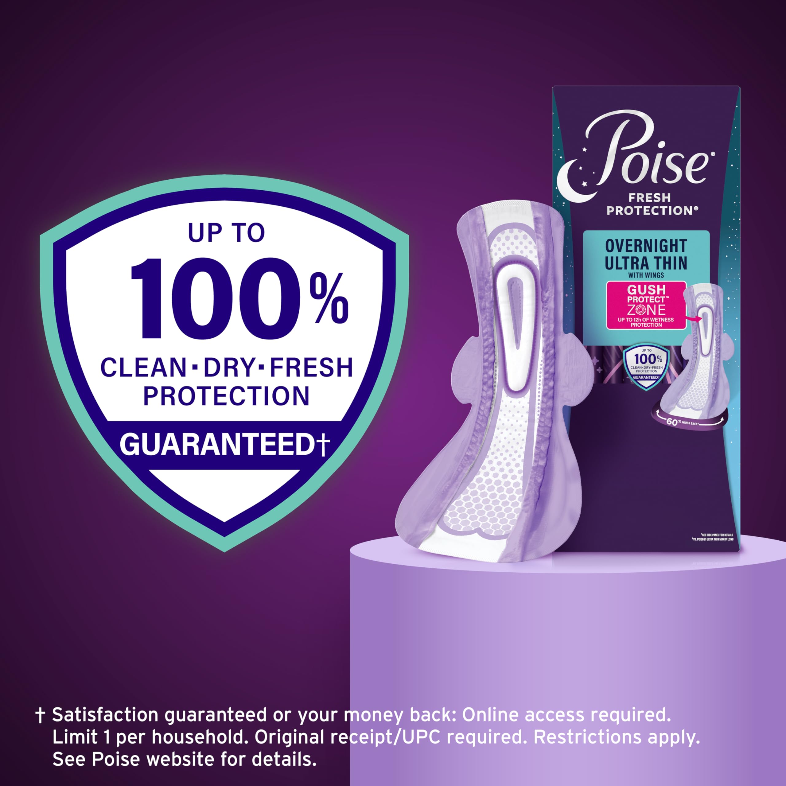 Poise ambiente dormitorio sugerido uso nocturno con soporte hasta 12 horas