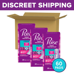 Detalle de la zona GushProtect de Poise que absorbe instantáneamente líquido
