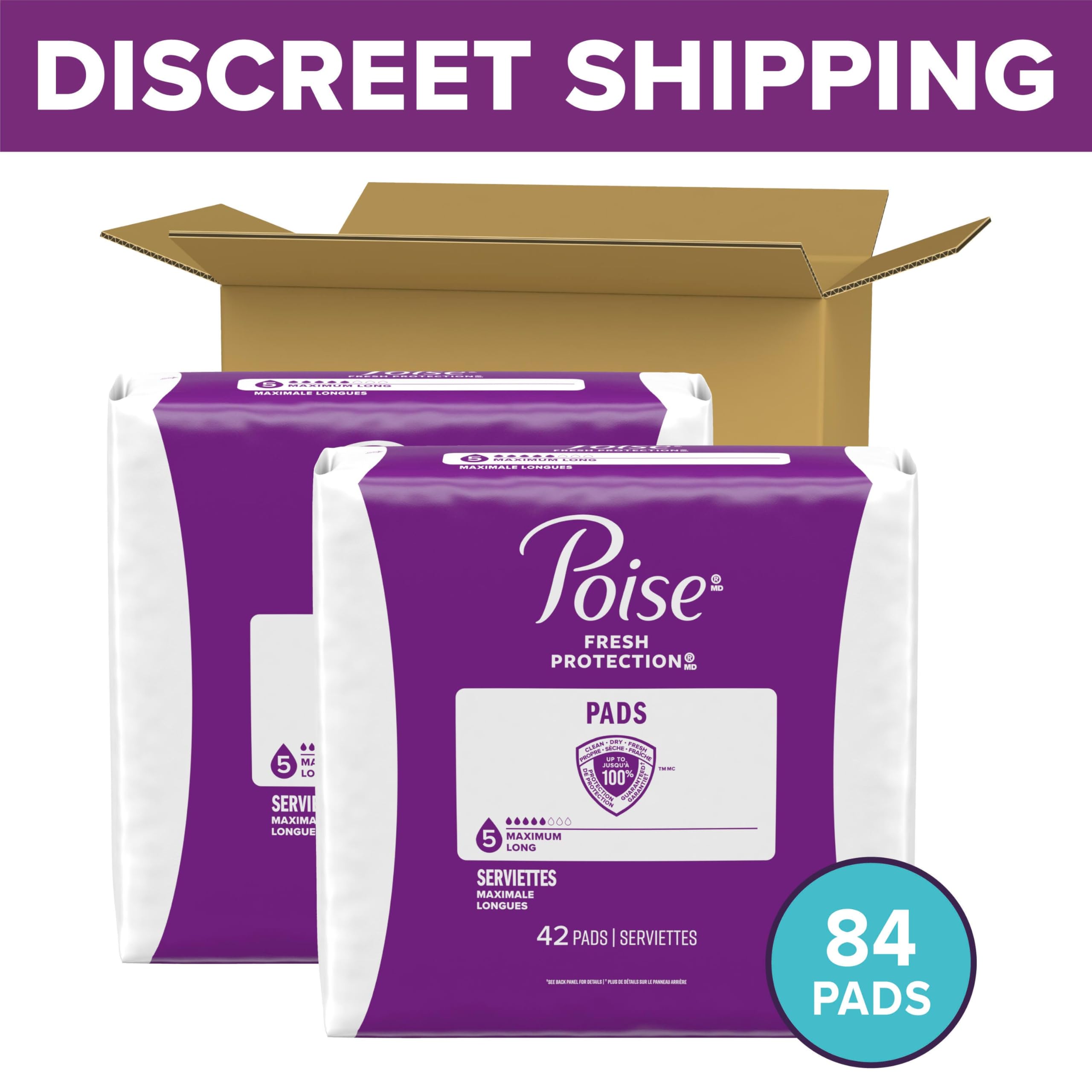 Poise primer plano del núcleo absorbente que bloquea la humedad rápidamente