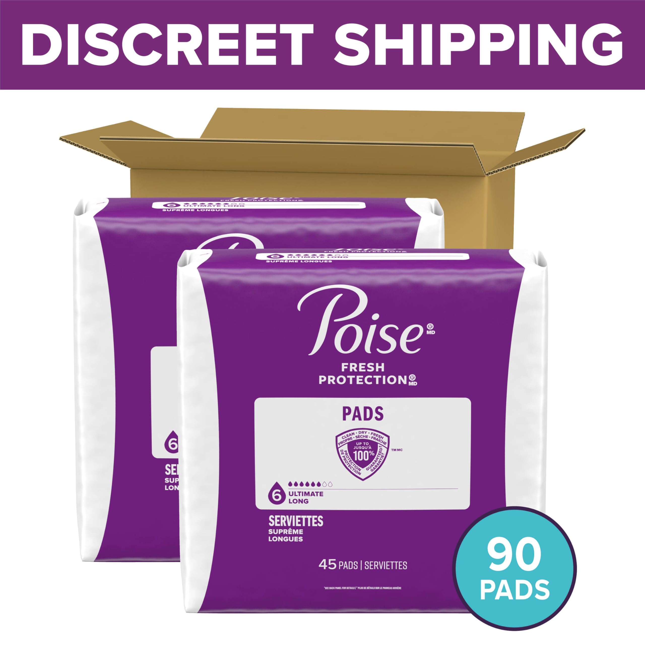 Poise primer plano del núcleo absorbente que bloquea humedad rápidamente