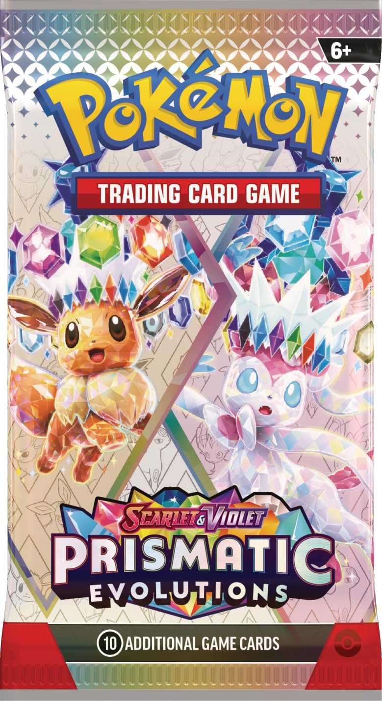 Pokémon detalle del arte de Eevee Stellar Tera resaltando colores prístinos y atractivo visual