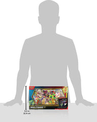 Pokémon Mega Zygarde ex detalle de la carta lenticular para exhibición brillante