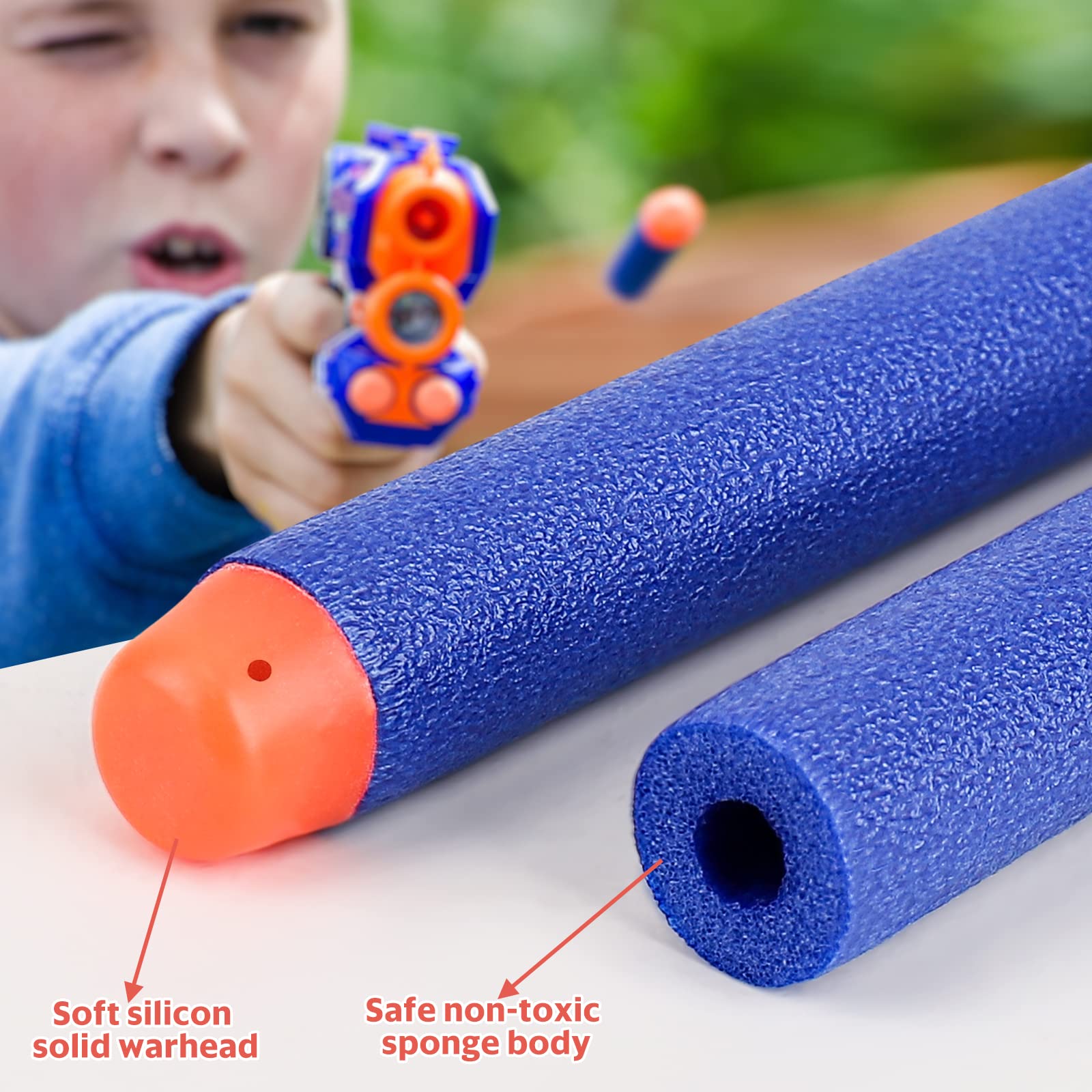 Pokiiulk dardo insertado en blaster Nerf, compatibilidad fiable