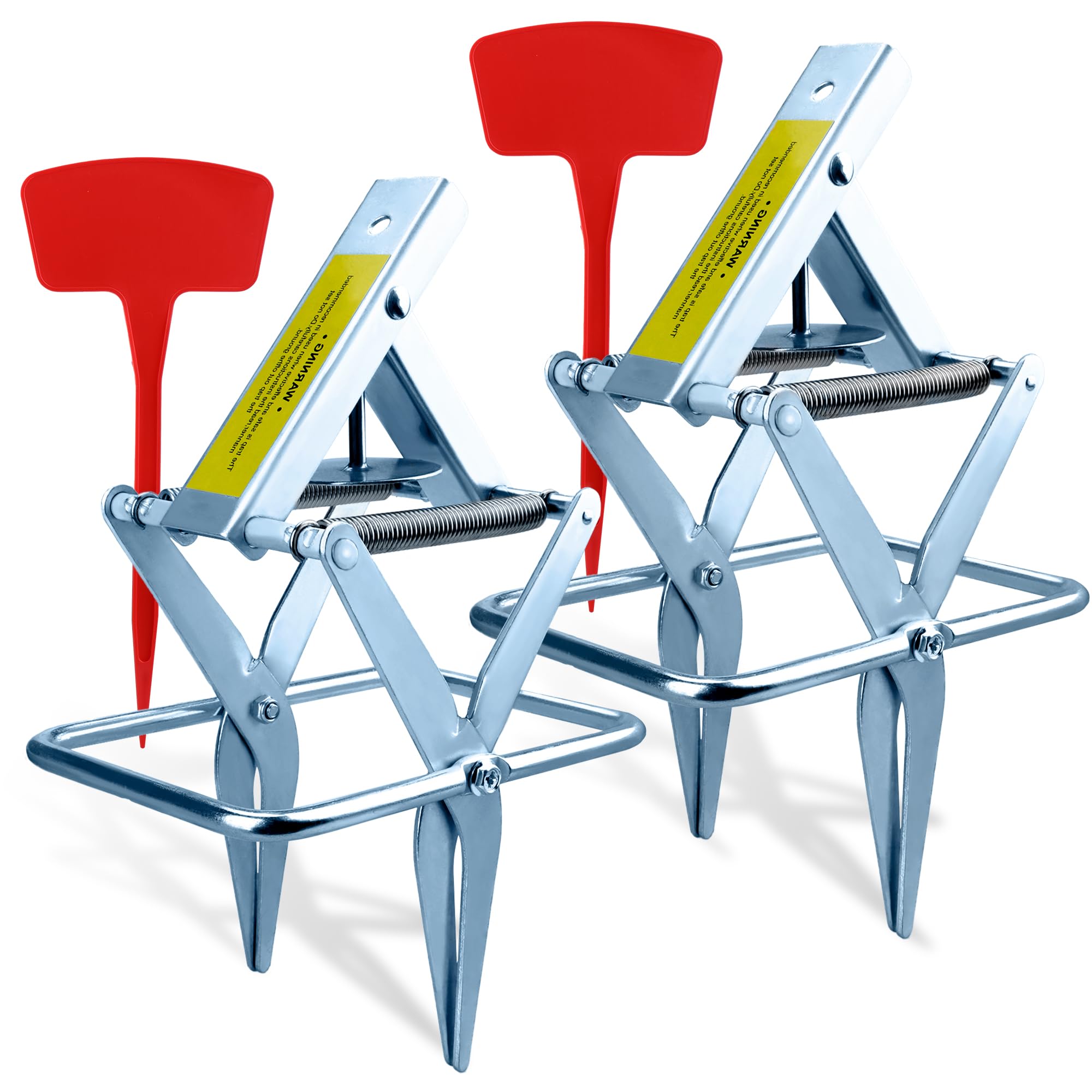 POlAFLEX front view of two traps showing durable, reusable design