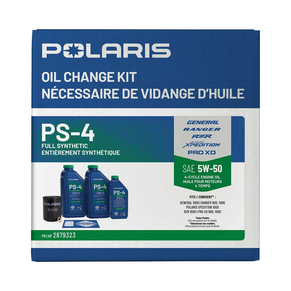 Polaris vertiendo aceite en motor ilustrando lubricación rápida