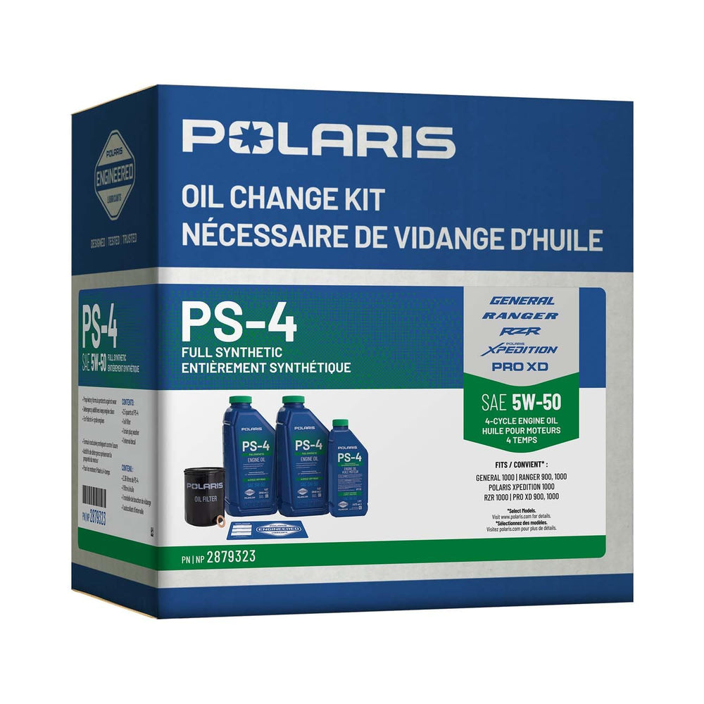 Polaris filtro de aceite en primer plano mostrando ajuste preciso