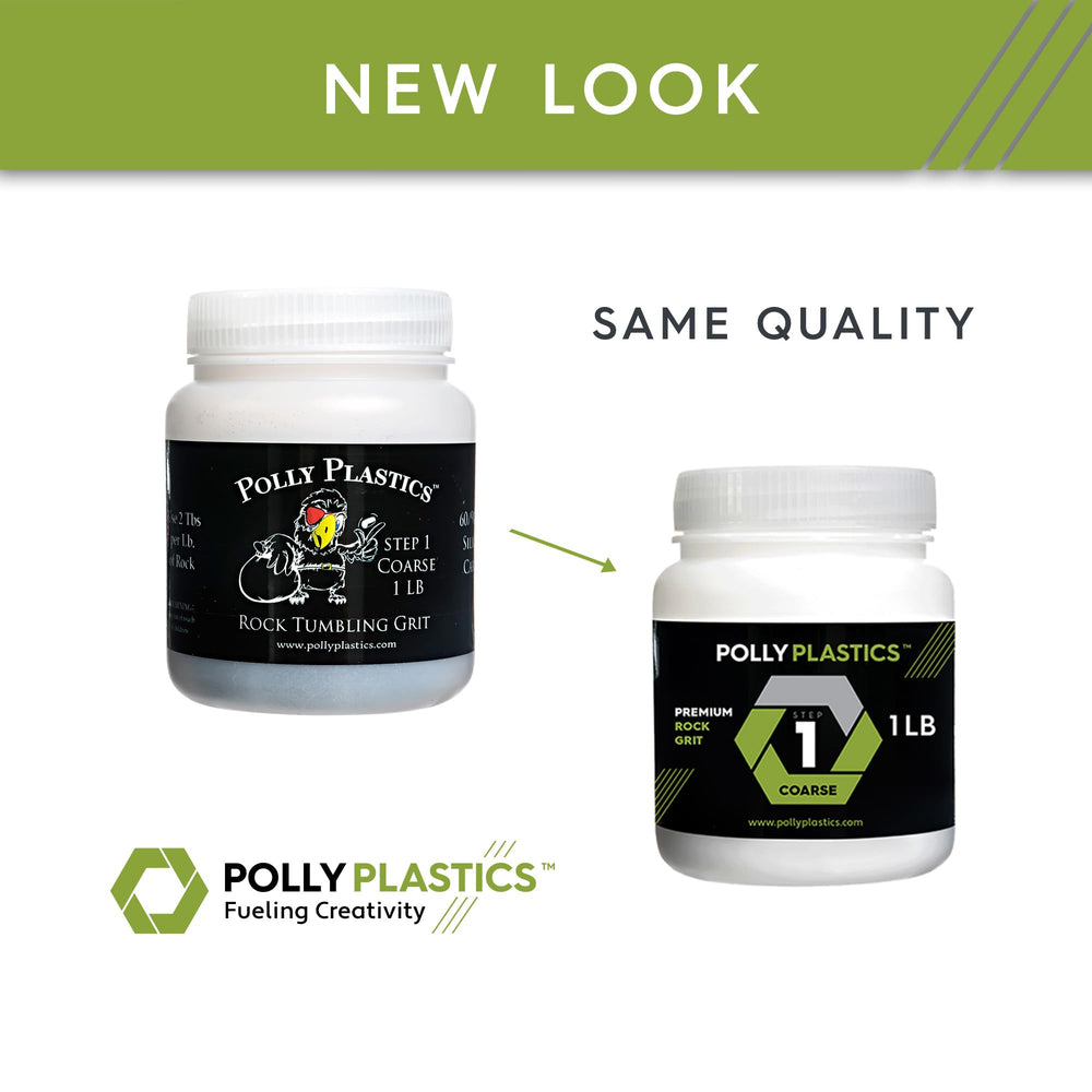 Polly Plastics mostrando tamaños de frascos y pesos variados para cada etapa