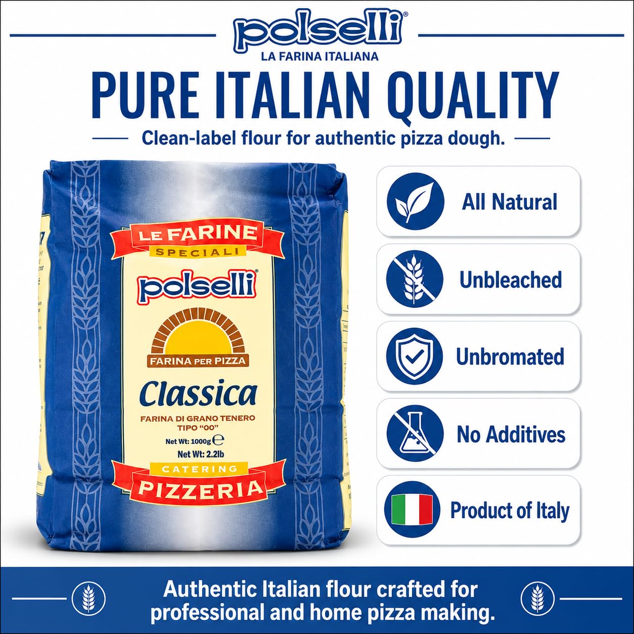 POLSELLI masa en manos mostrando elasticidad y fácil estirado