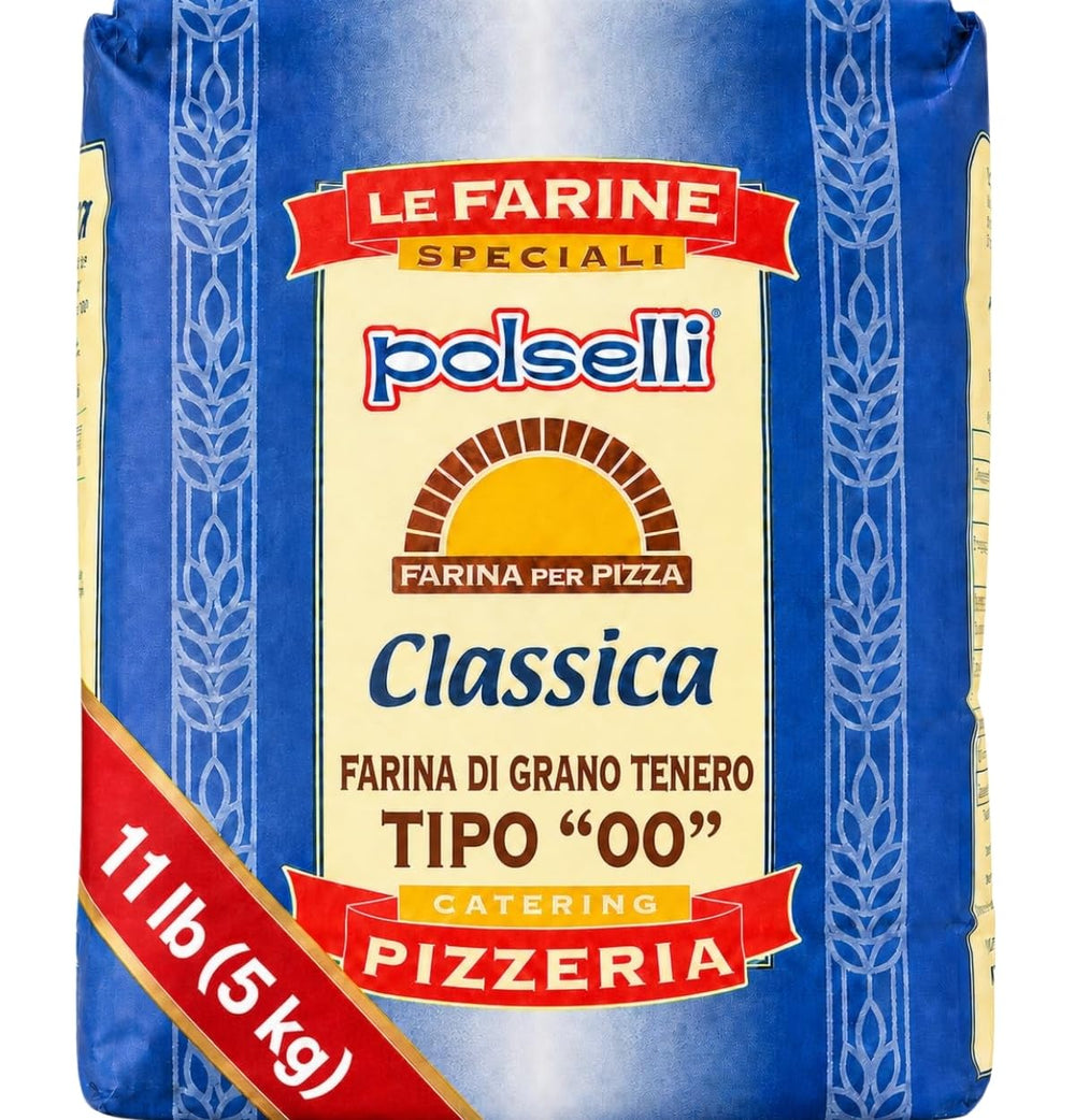 POLSELLI paquete frontal mostrando 5 kg y marca, calidad italiana garantizada