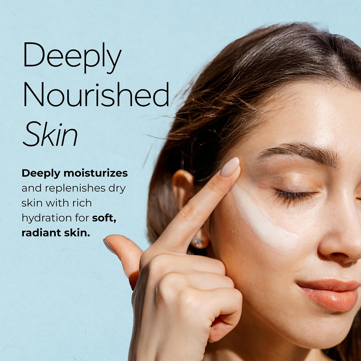 POND'S etiqueta con texto claro destacando beneficios