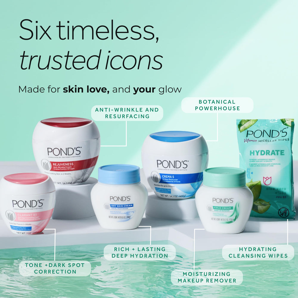 POND’S en ambiente de baño mostrando integración en rutina diaria