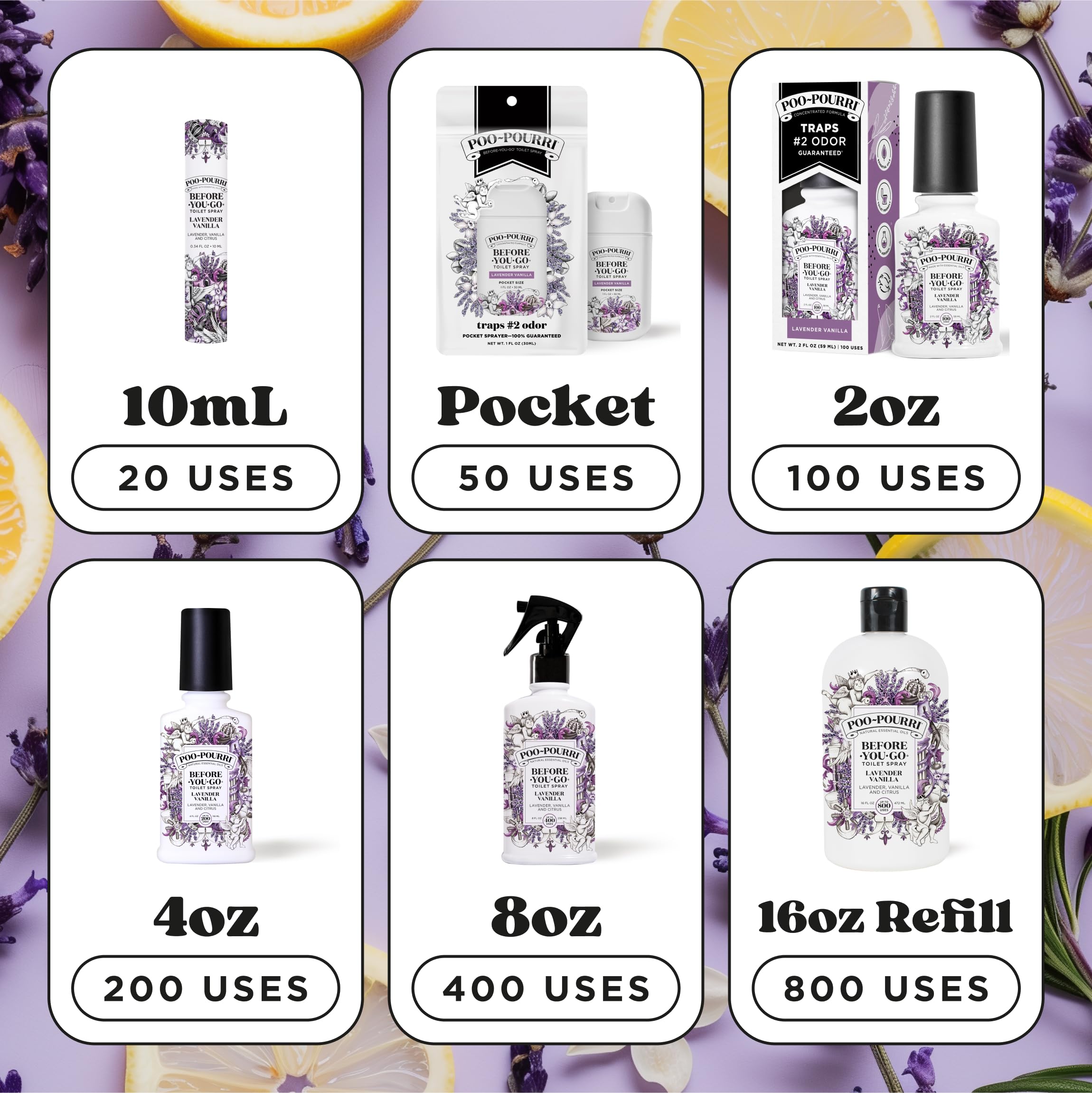 Poo-Pourri en escenario lifestyle cerca de plantas para transmitir aroma relajante