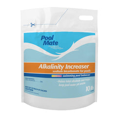 Pool Mate envase frontal mostrando etiqueta y peso beneficiando el mantenimiento