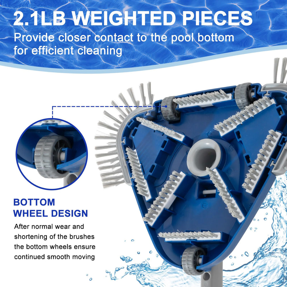 POOLAZA rotatable hose adapter closeup preventing hose kinks benefit