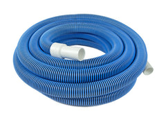Poolmaster manguera frontal mostrando longitud y empaque, durabilidad garantizada
