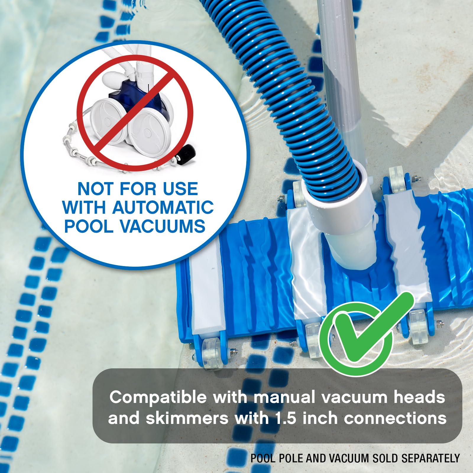 Poolmaster detalle de construcción espiralada con resistencia y flexibilidad