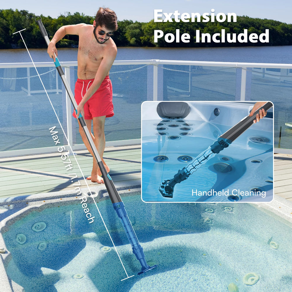 PoolMr cargador y batería 2.5Ah para 90 minutos de autonomía