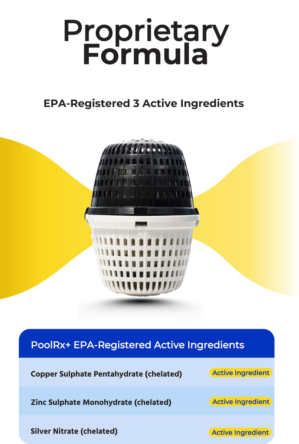 poolrx close-up tablet texture revealing durable formula for steady release