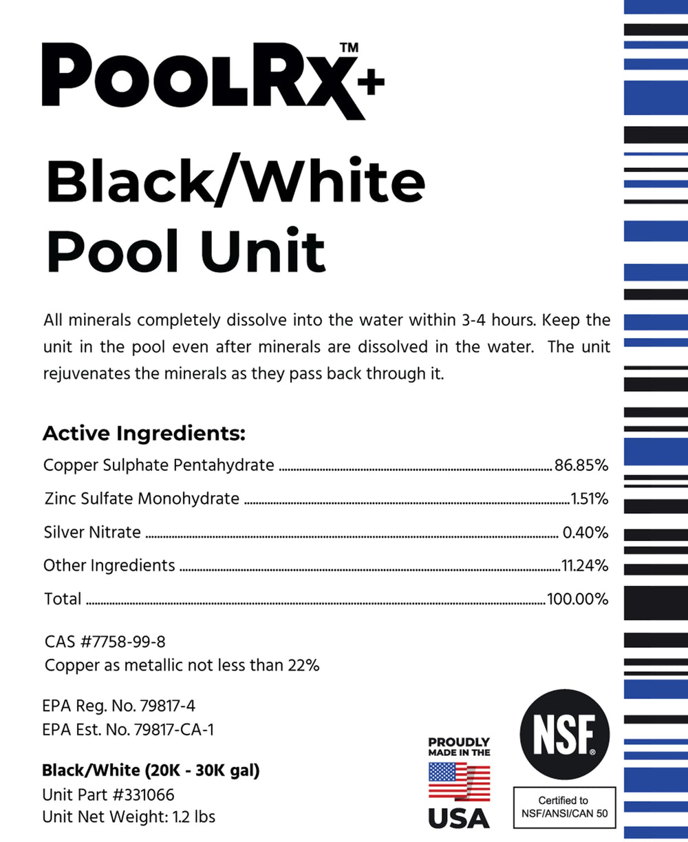 poolrx stored on shelf showing safe packaging and easy seasonal storage