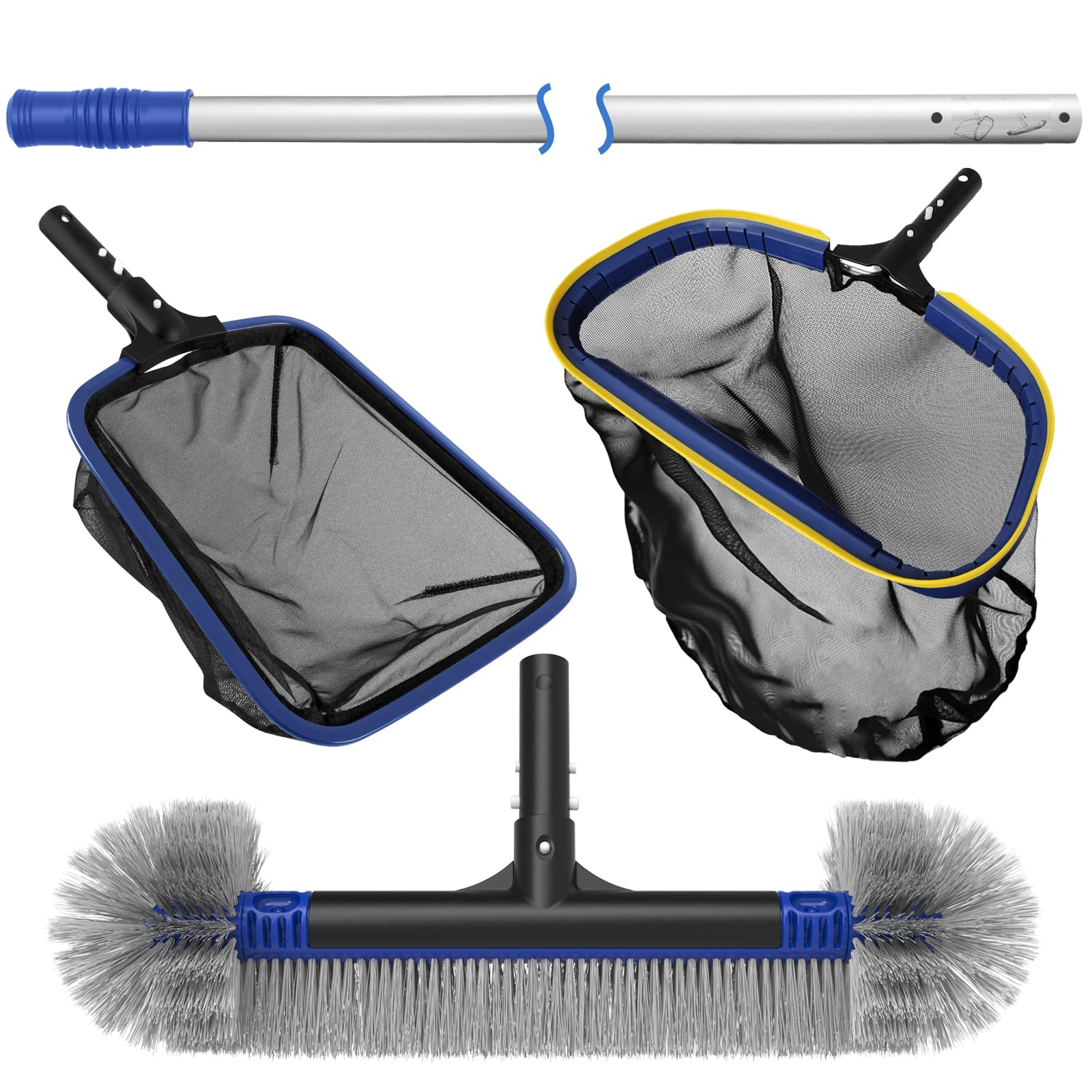 Poolvio frontal del kit completo mostrando todas las herramientas con fácil organizacion