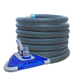 POOLWHALE empaque del kit mostrando manguera y cabezal para limpieza eficaz