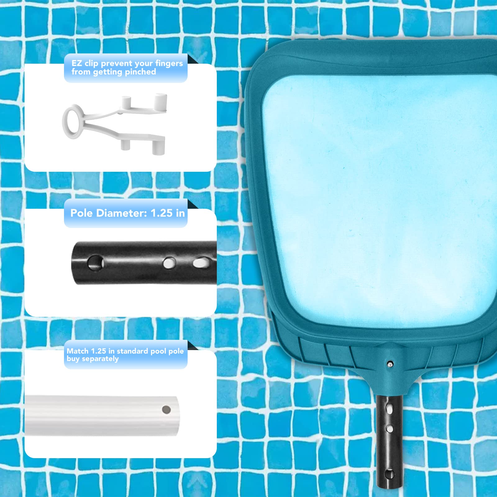 POOLWHALE en piscina familiar facilita mantenimiento frecuente