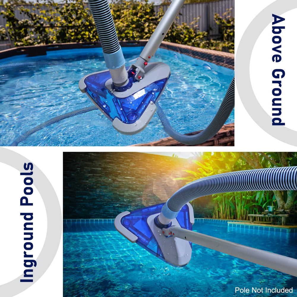 POOLWHALE piezas etiquetadas manguera y cabezal para instalación fácil