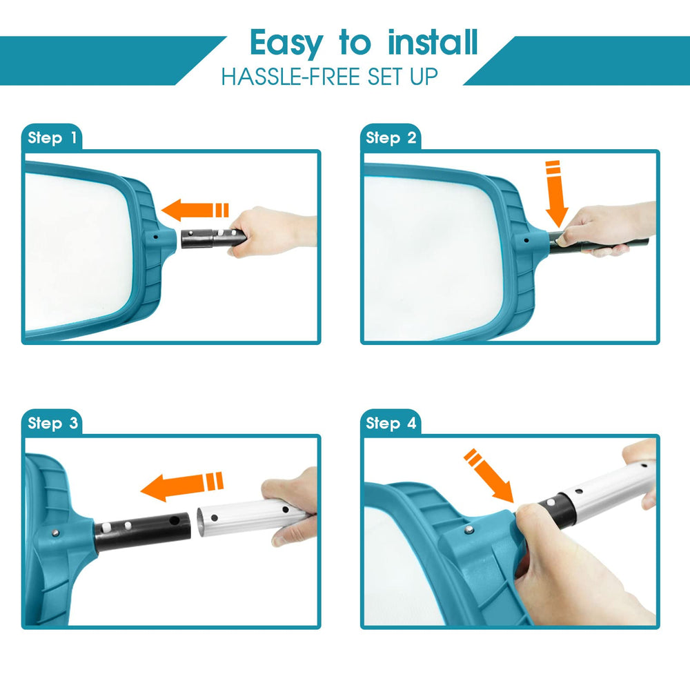 POOLWHALE unión con adaptador para poste, mayor alcance