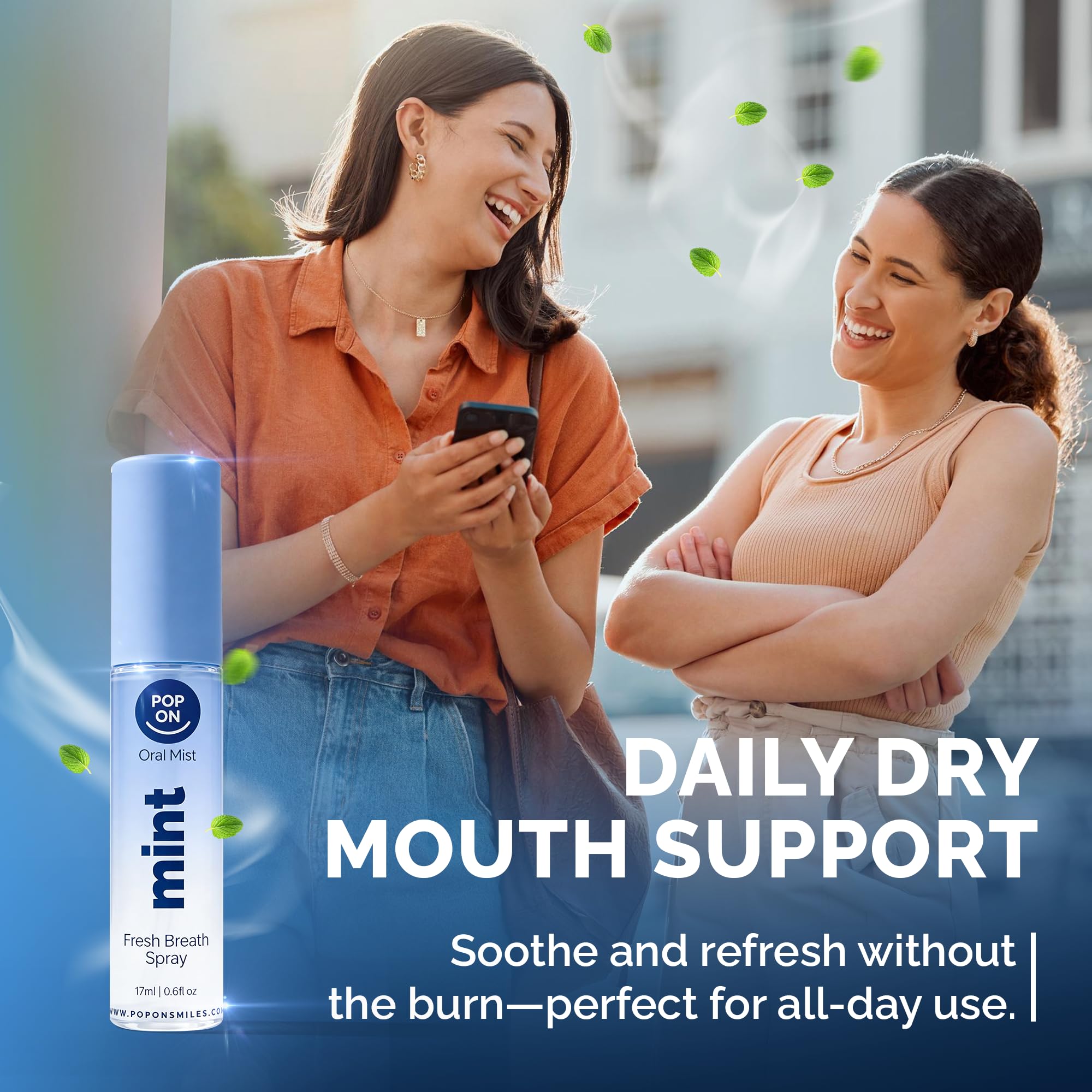 POP ON VENEERS comparación de tamaño junto a objetos cotidianos para portabilidad