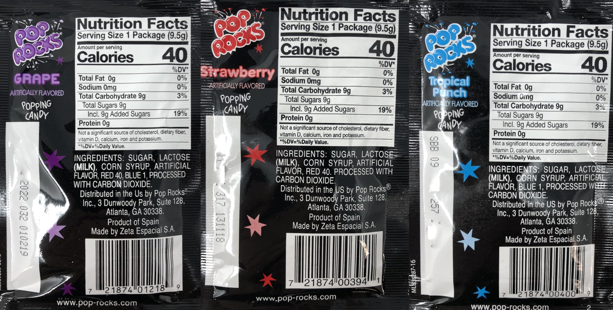 Pop Rocks espolvoreado sobre helado añadiendo chispa y diversión