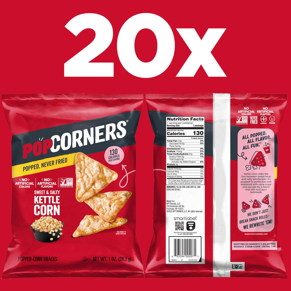 PopCorners textura crujiente del snack y aspecto apetecible