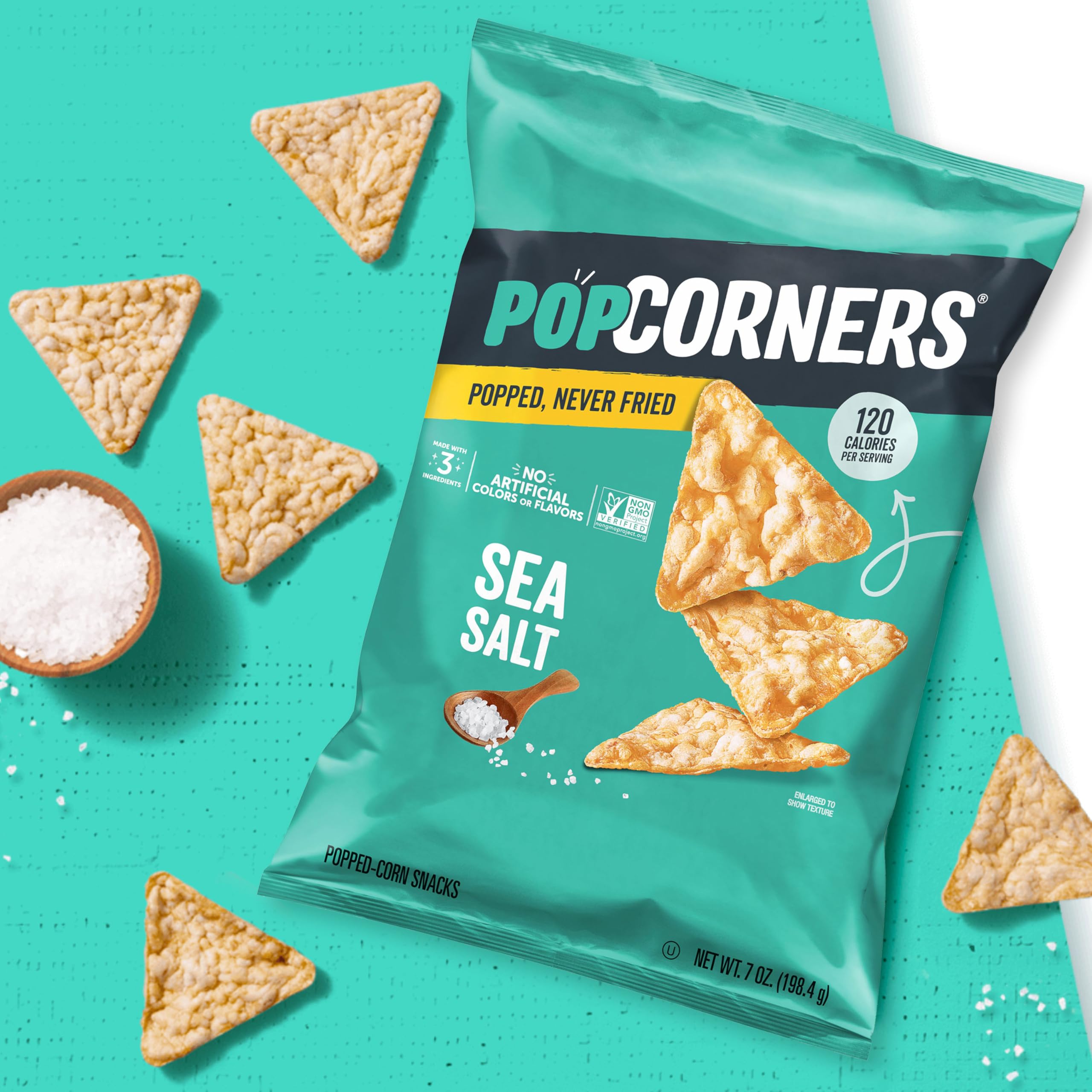 PopCorners bolsita en lonchera familiar para snack saludable