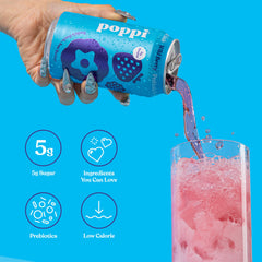 Poppi paquete de 12 latas listo para compartir y servir