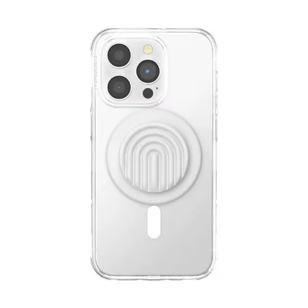 PopSockets Coconute Creme en uso para selfies con mayor estabilidad