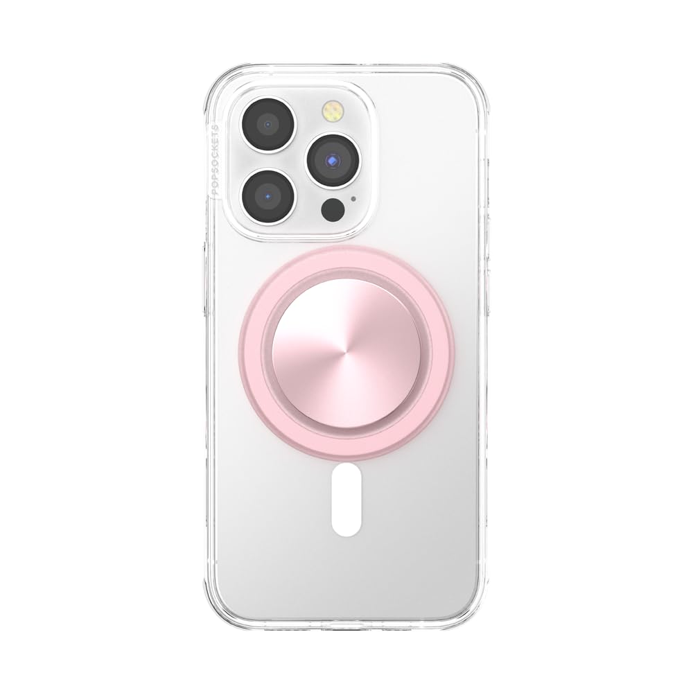 PopSockets Dusty Rose desplegado como soporte para ver vídeos