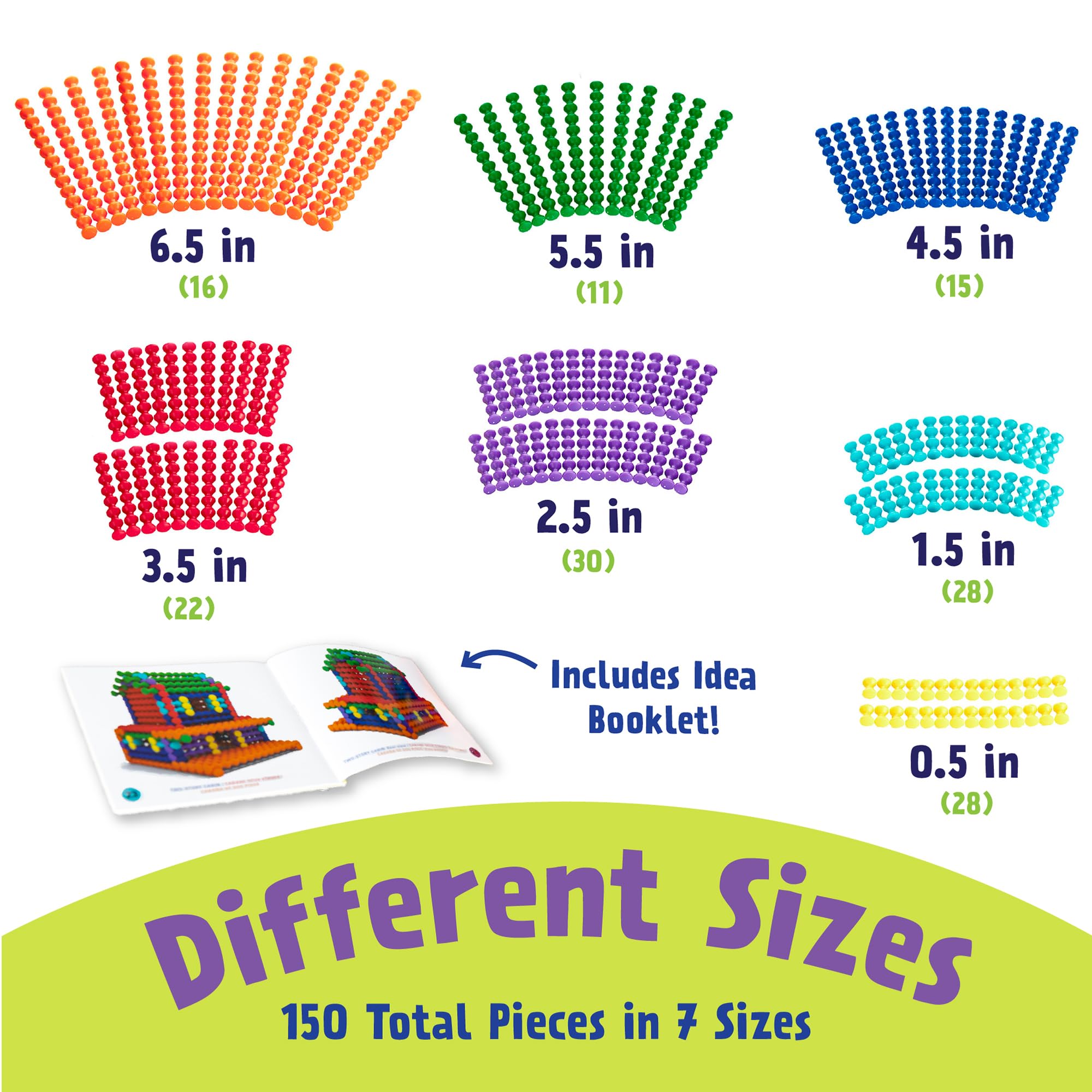 POPULAR PLAYTHINGS comparación de tamaño con mano para visualizar escala