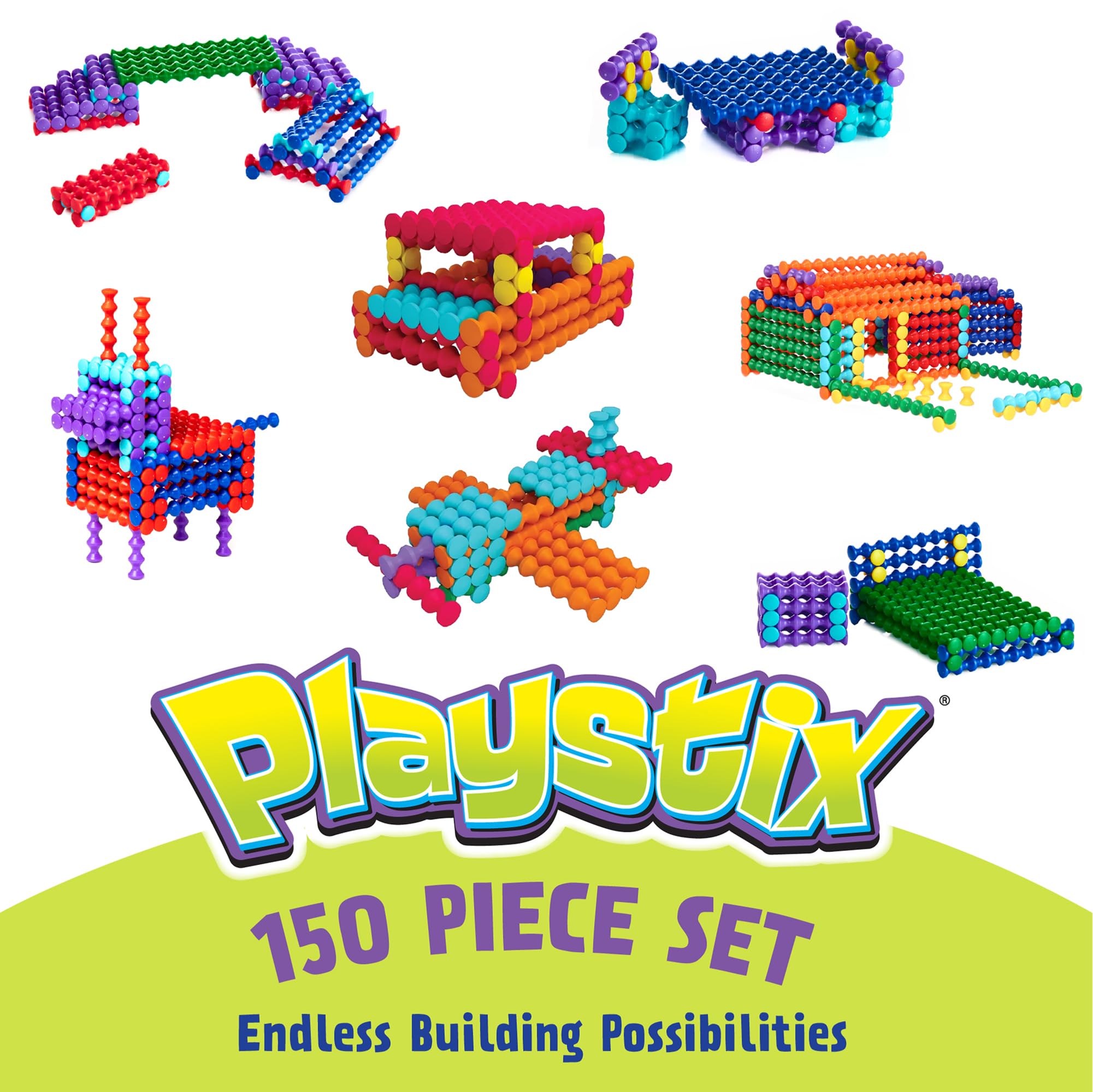 POPULAR PLAYTHINGS detalle de ranura que muestra encaje seguro y durabilidad