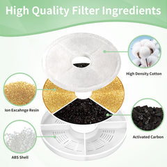 Porens filtro junto a regla mostrando medidas exactas y ajuste
