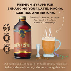 Portland Syrups textura del jarabe espeso para una mezcla homogénea