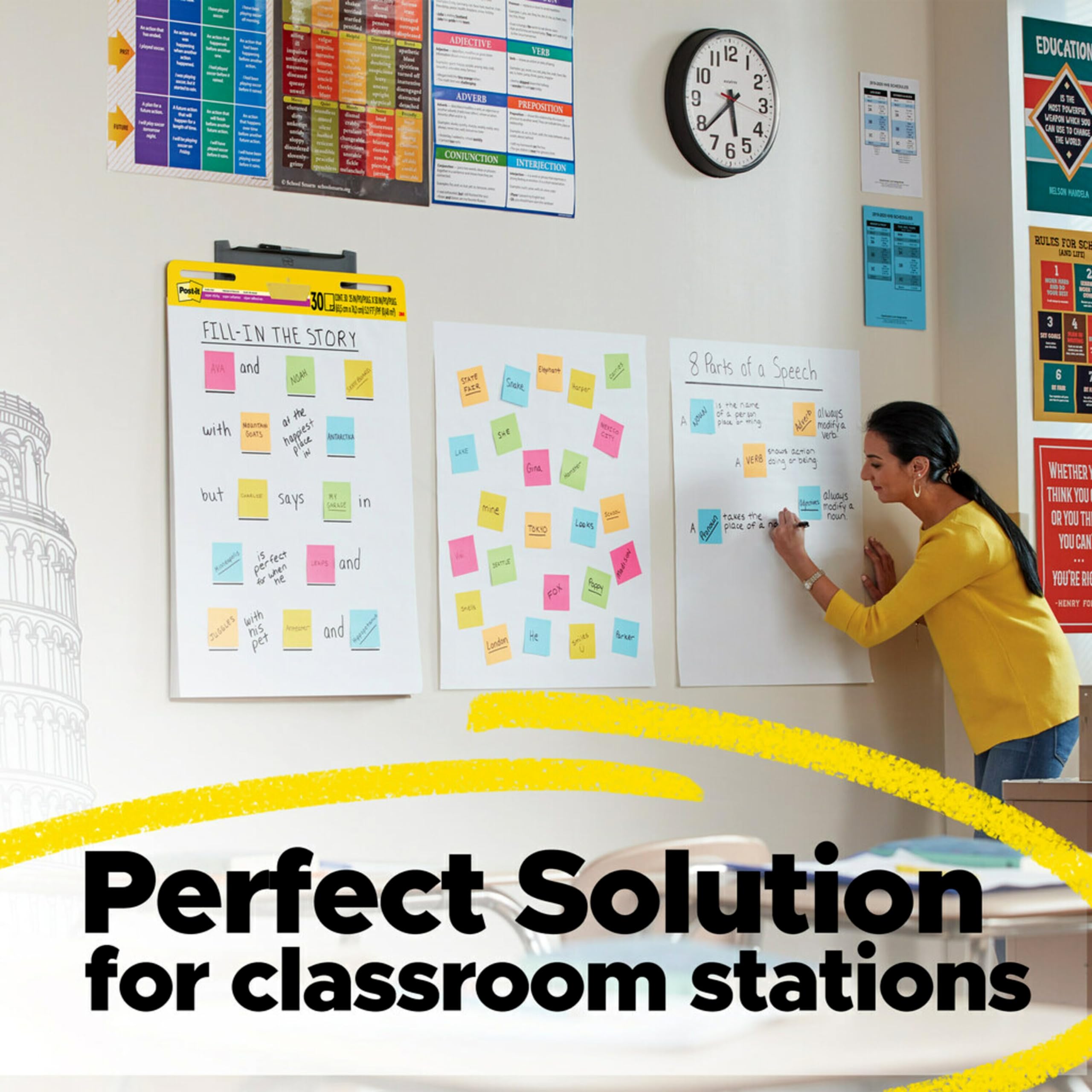 Post-it empaque con seis pads ideal para equipar salas y talleres