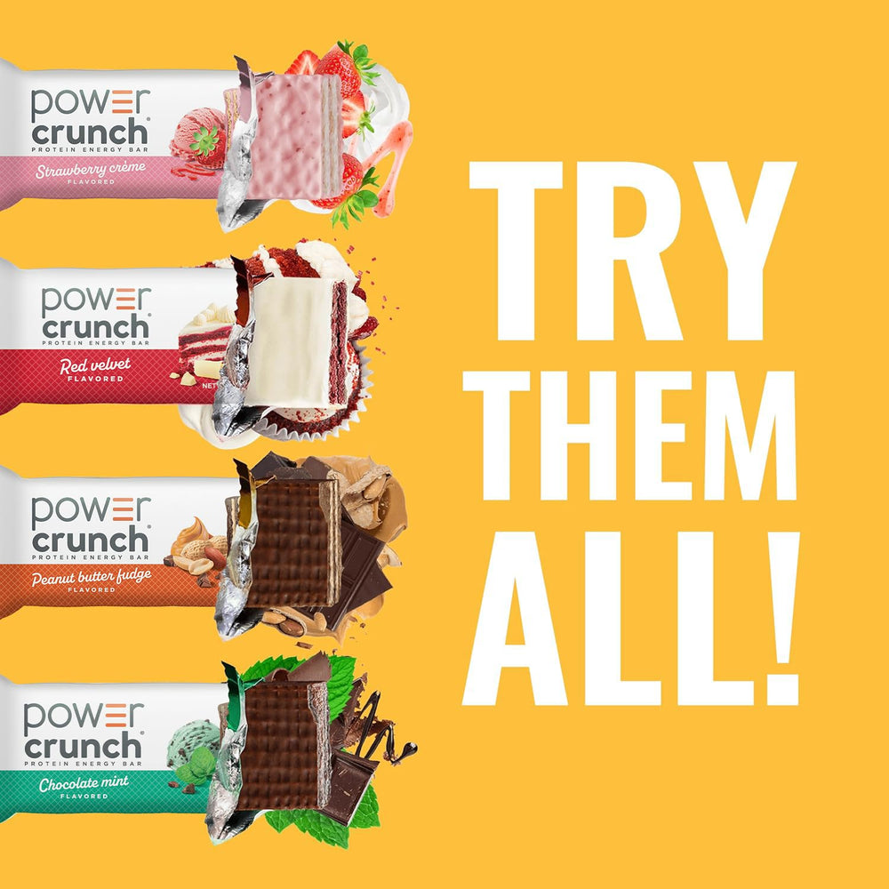 Power Crunch barra dentro de mochila ideal como snack proteico en movimiento