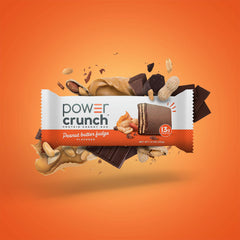 Power Crunch barra dentro de mochila listo para snack en movimiento