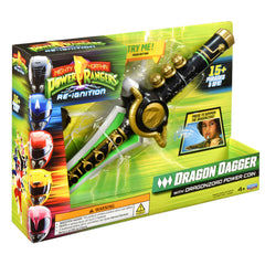 Power Rangers Dragon Dagger en uso recreando sonidos y escenas de juego
