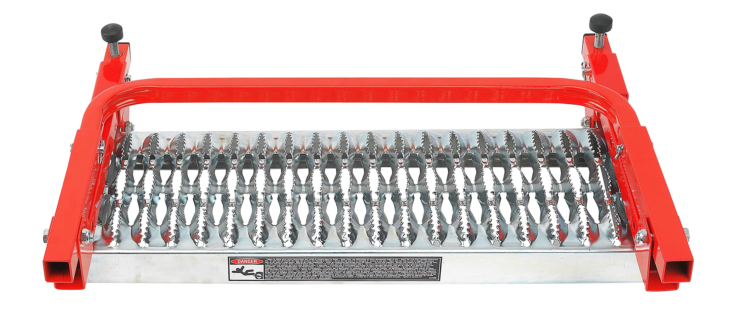 Detalle de la superficie "cheese grater" Powerbuilt con agarre mejorado y drenaje