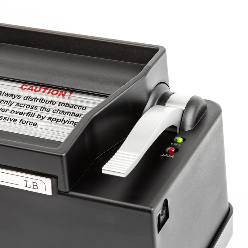 Powermatic en uso inyectando tabaco con menor riesgo de atascos