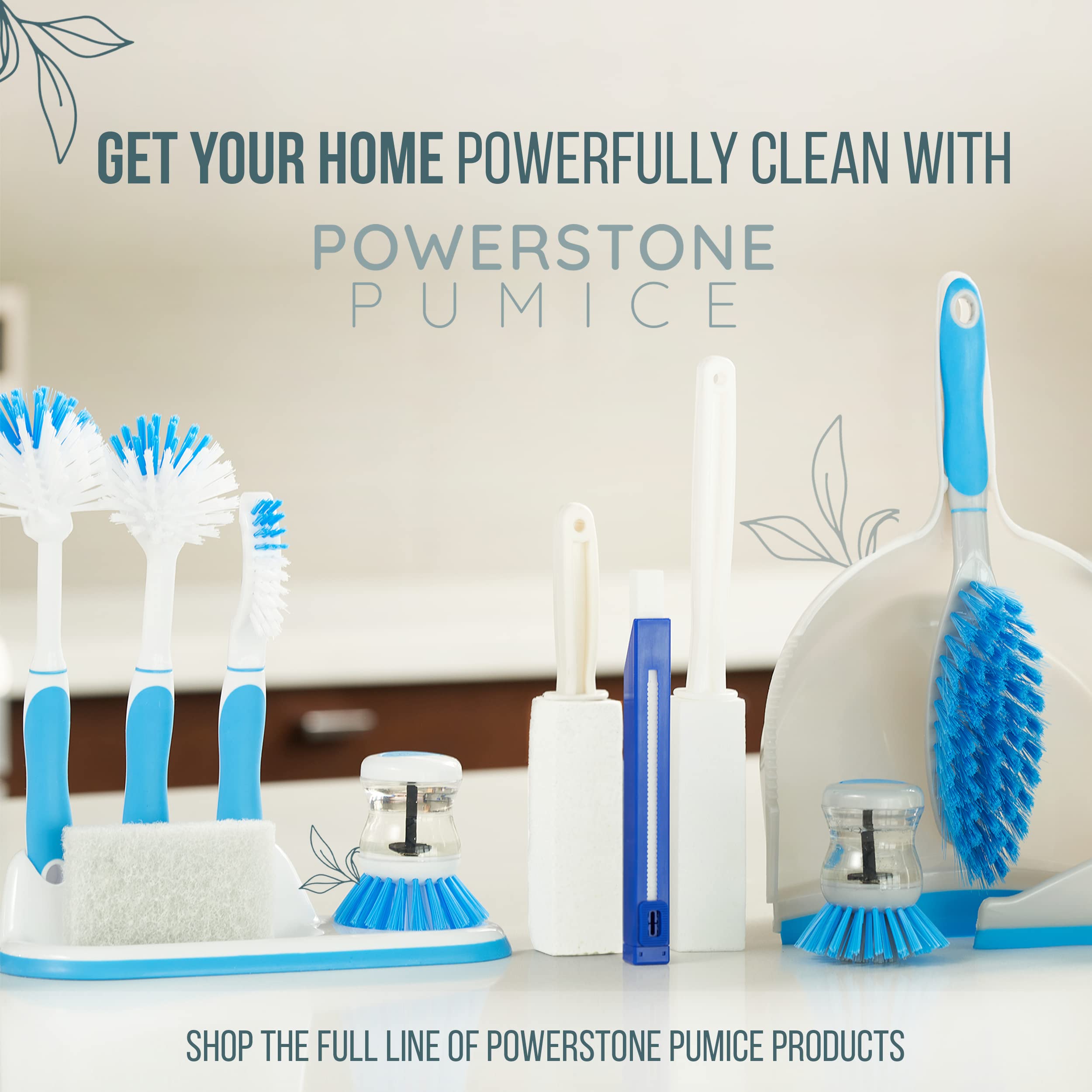 Powerstone limpiando azulejos y juntas mostrando versatilidad