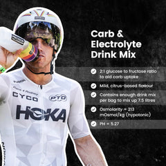 Precision Hydration medición de scoop y botella para comparar tamaño