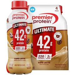 Premier Protein botella frontal mostrando etiqueta y beneficio proteico