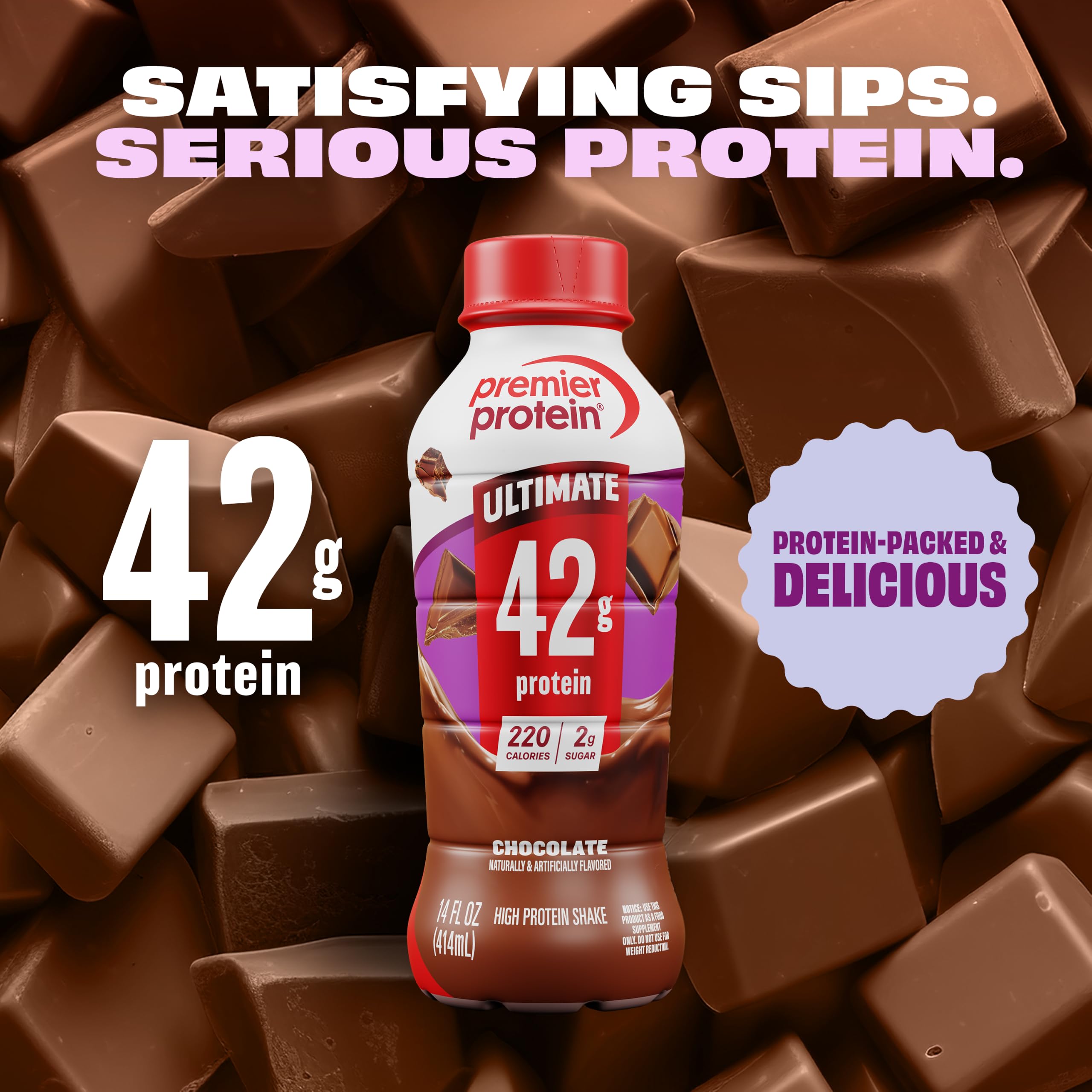 Premier Protein batido en mano, práctico para consumo fuera de casa