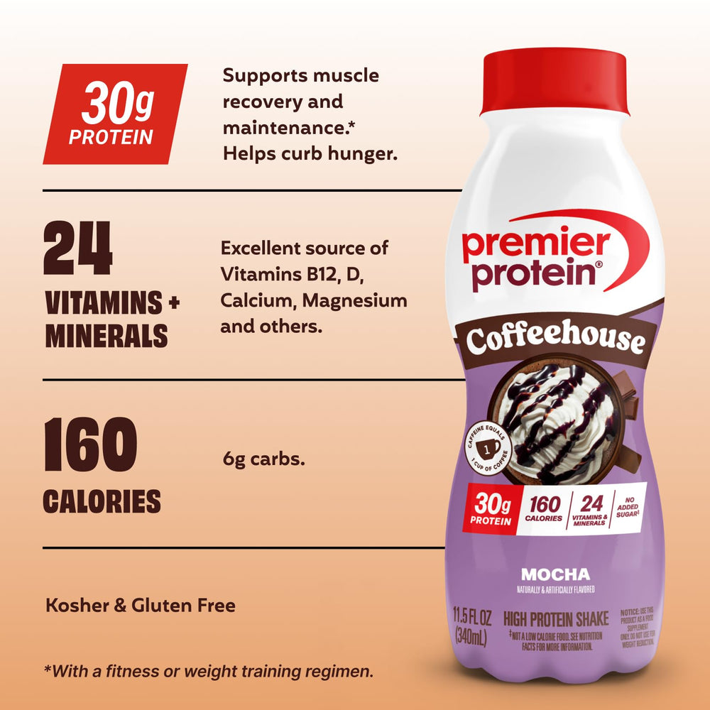 Premier Protein batido congelado estilo helado proteico como postre saludable